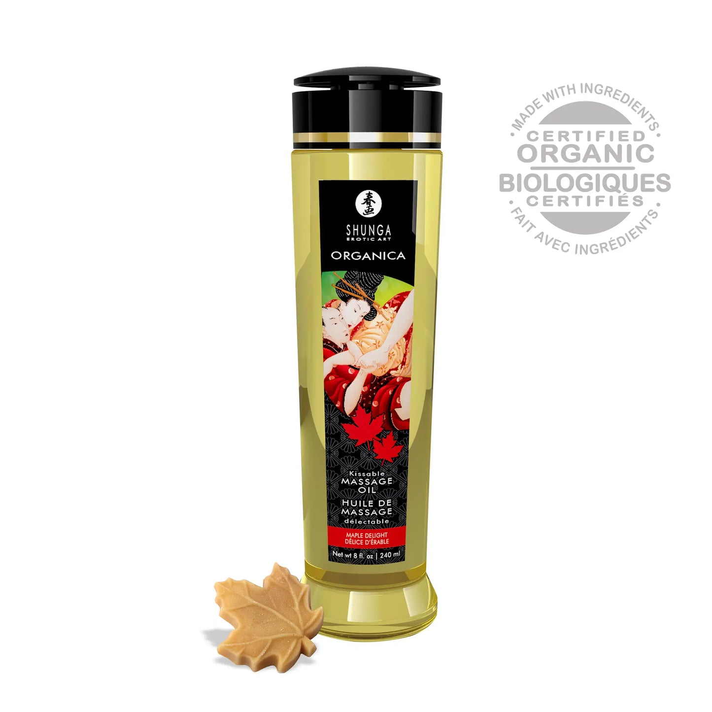 Huile de massage Shunga 240ml (15 parfums au choix)