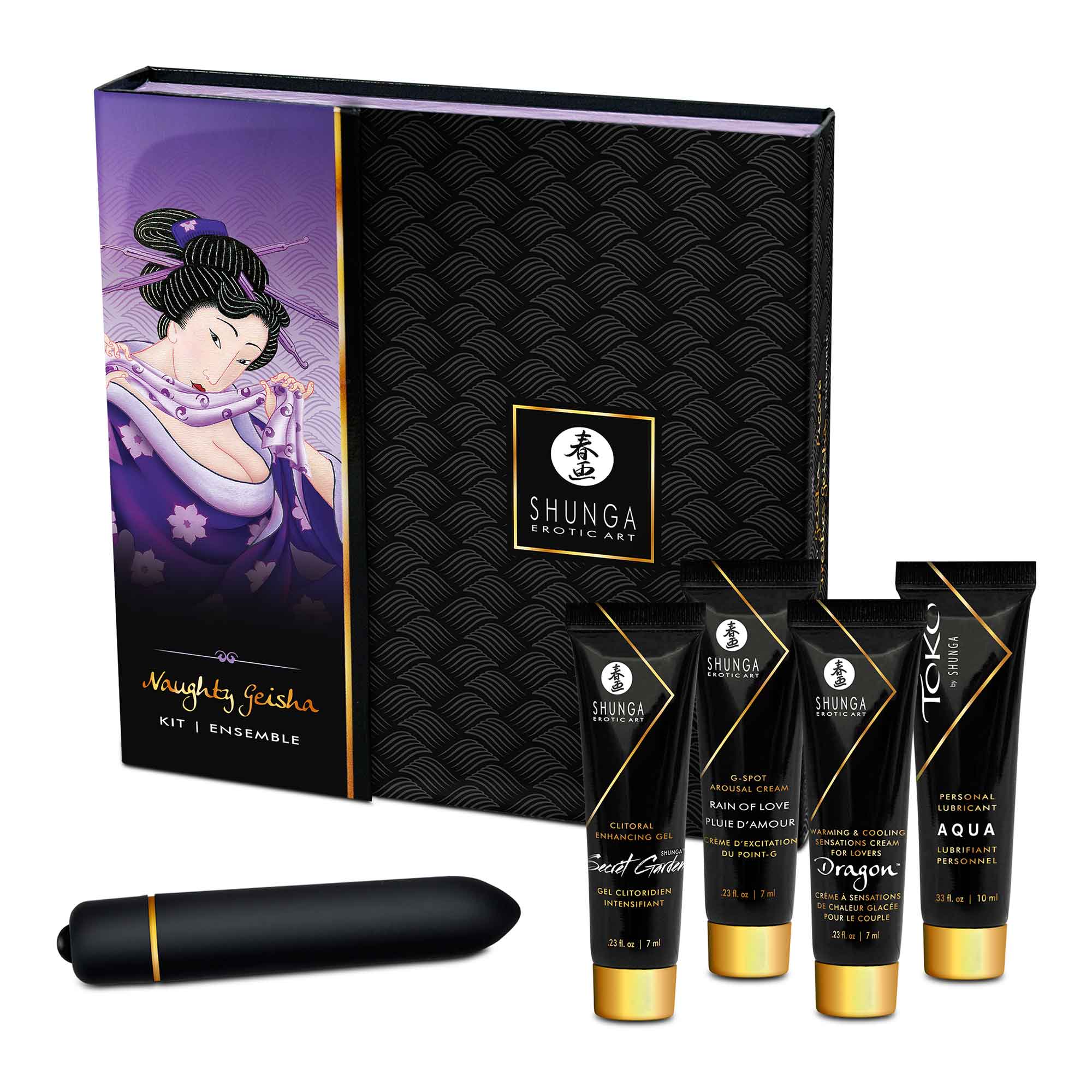 Coffret Erotique Shunga - Ensemble secret geisha coquine
