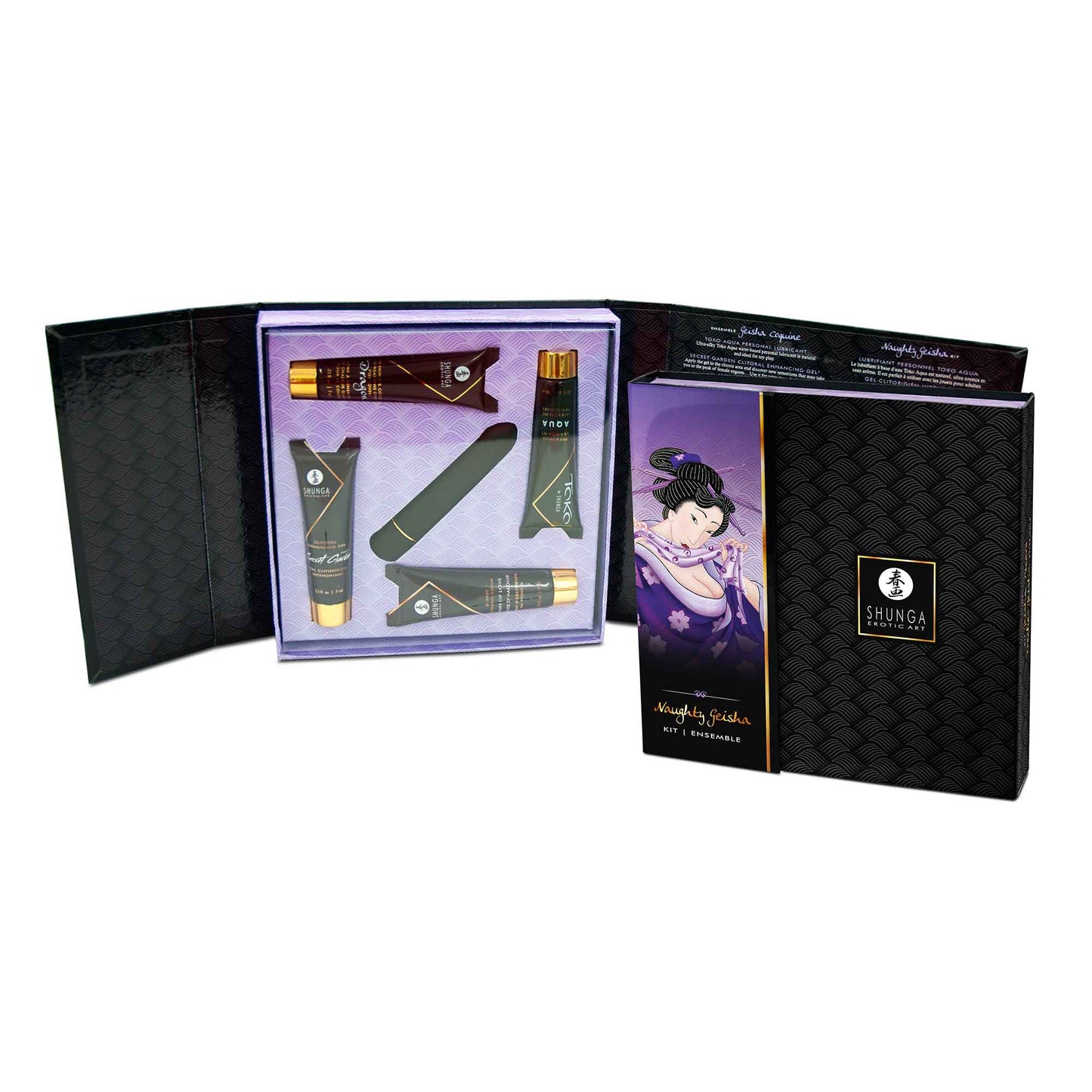 Coffret Erotique Shunga - Ensemble secret geisha coquine