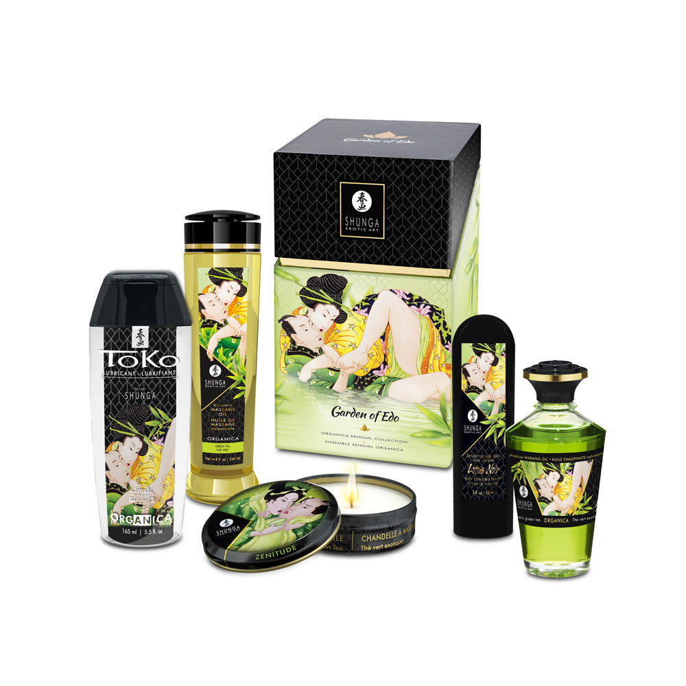 Coffret Erotique Shunga - Jardin d'Edo Organica