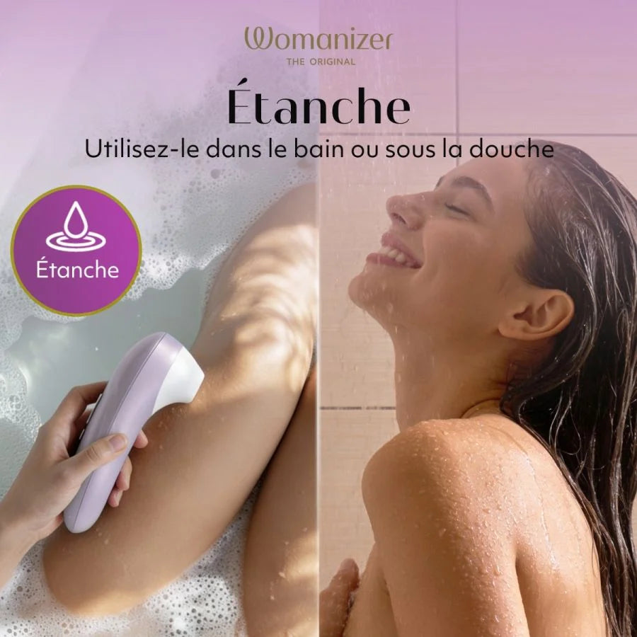 Stimulateur clitoridien WOMANIZER Pro Silver