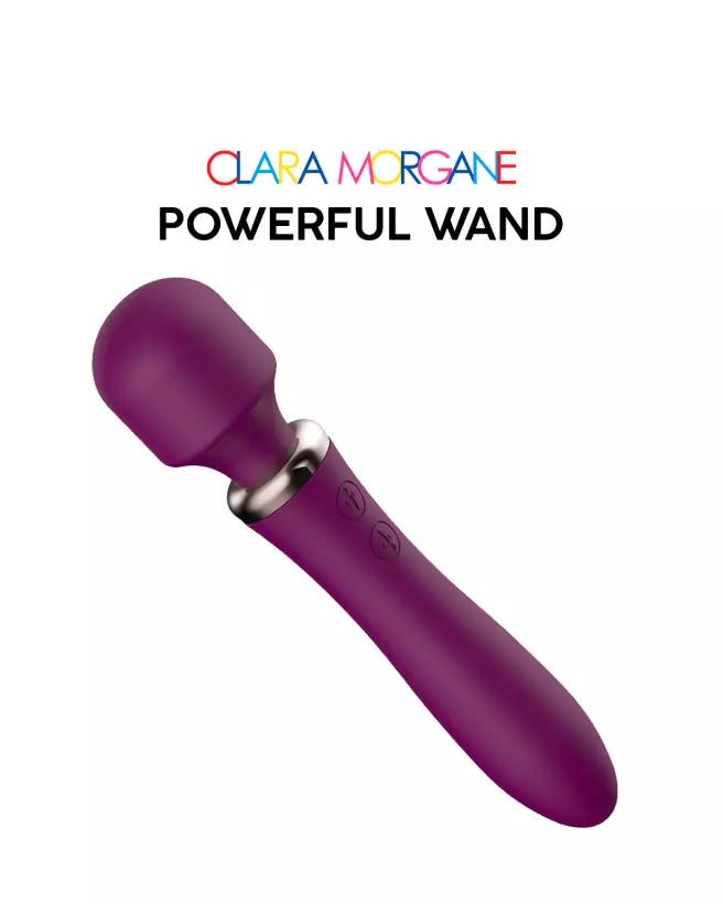 Stimulateur clitoridien Powerful Wand Bordeaux de Clara Morgane
