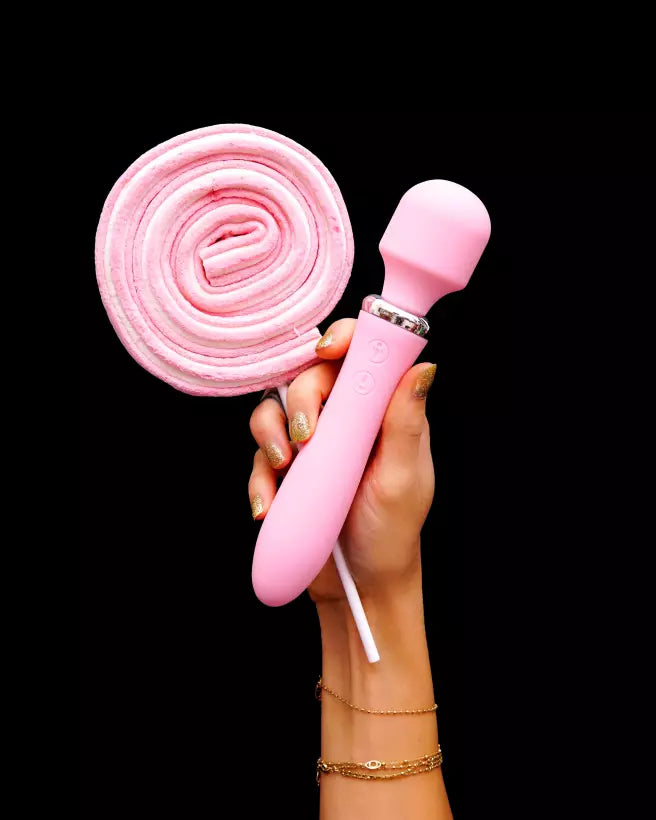 Stimulateur clitoridien Powerful Wand Pink de Clara Morgane