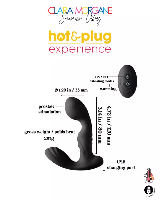 Hot & Plug Experience Stimulateur De Prostate Clara Morgane