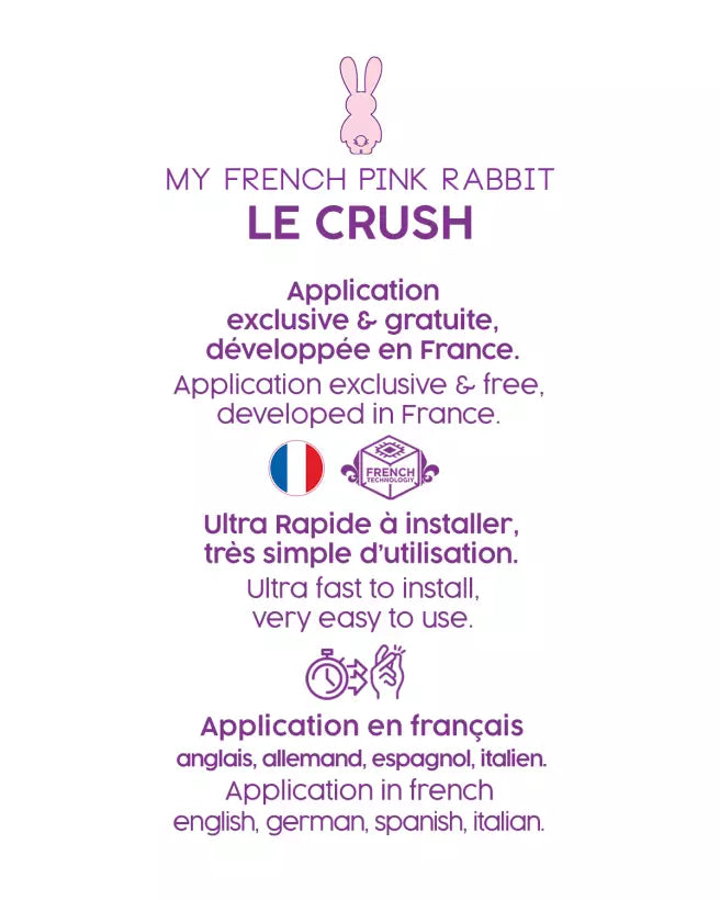 Le Crush Connect App de Clara Morgane Purple