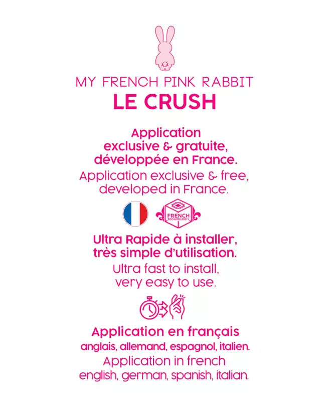 Le Crush Connect App Pink de Clara Morgane