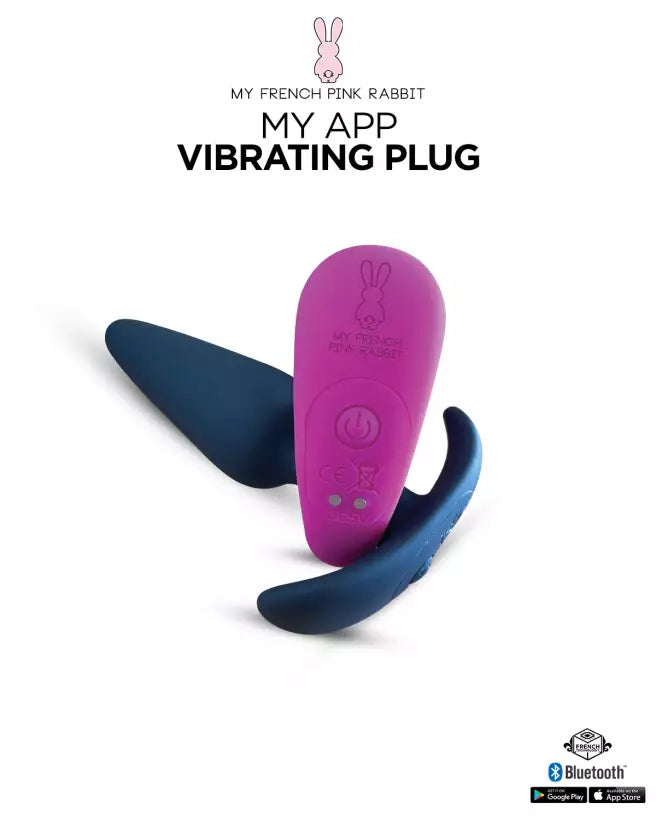 Plug Vibrant Noir Connecté Avec Application - My App Vibrating Plug