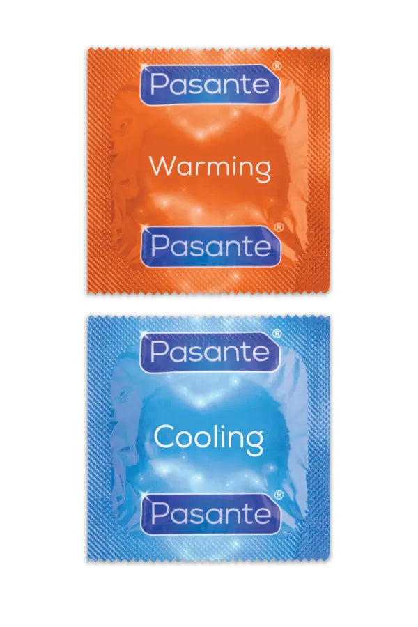 Boîte de 12 préservatifs en latex effet chaud froid