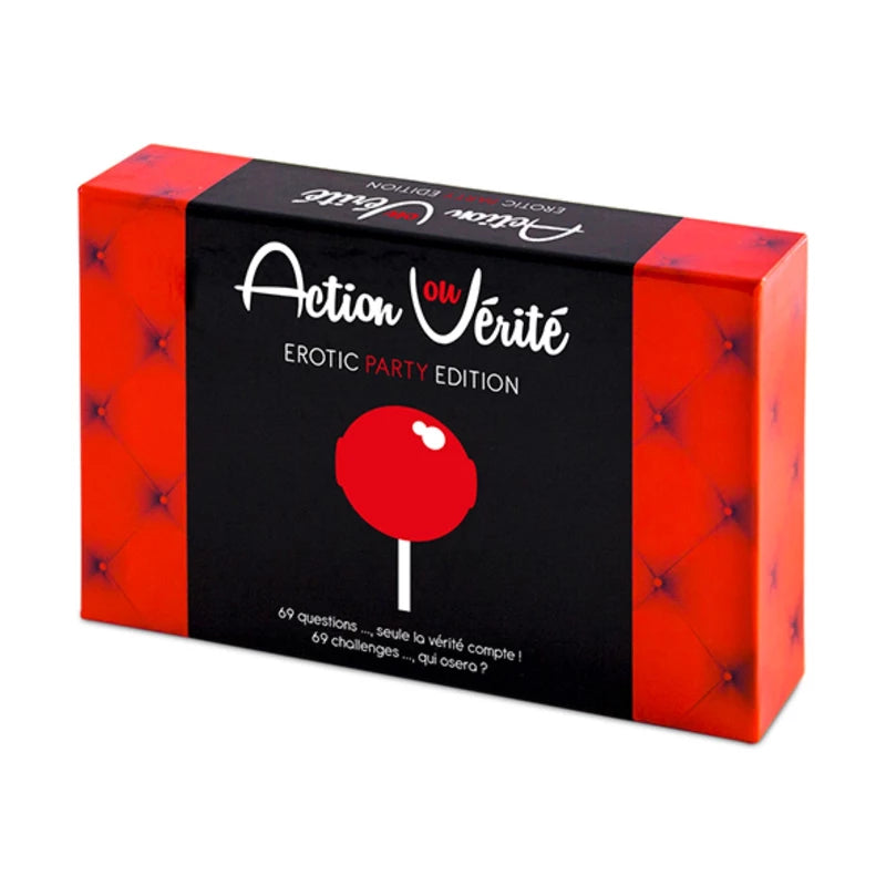 Jeu Action ou Vérité Erotique Party Édition