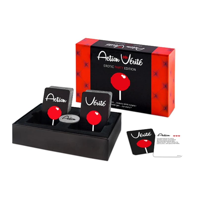 Jeu Action ou Vérité Erotique Party Édition
