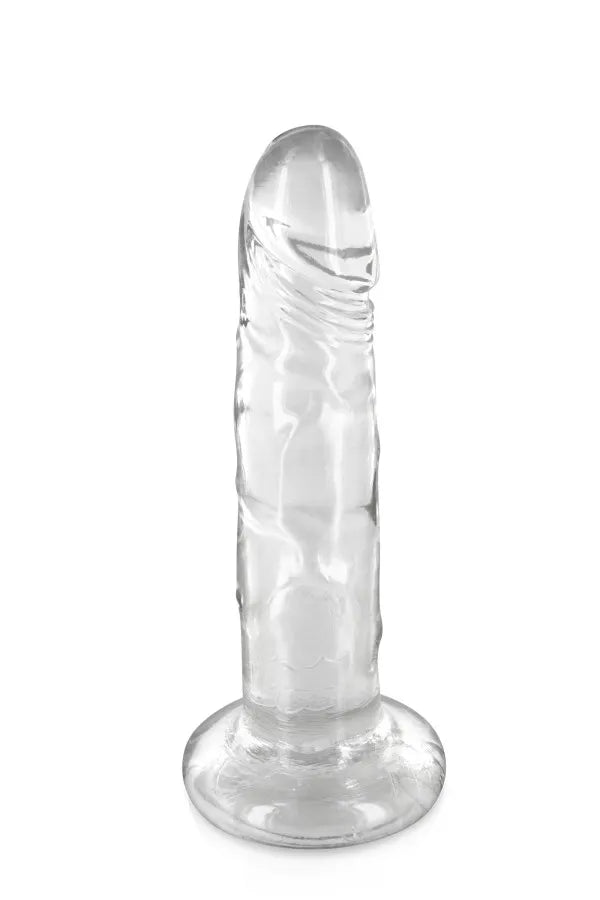 Gode ventouse réaliste en jelly 18cm