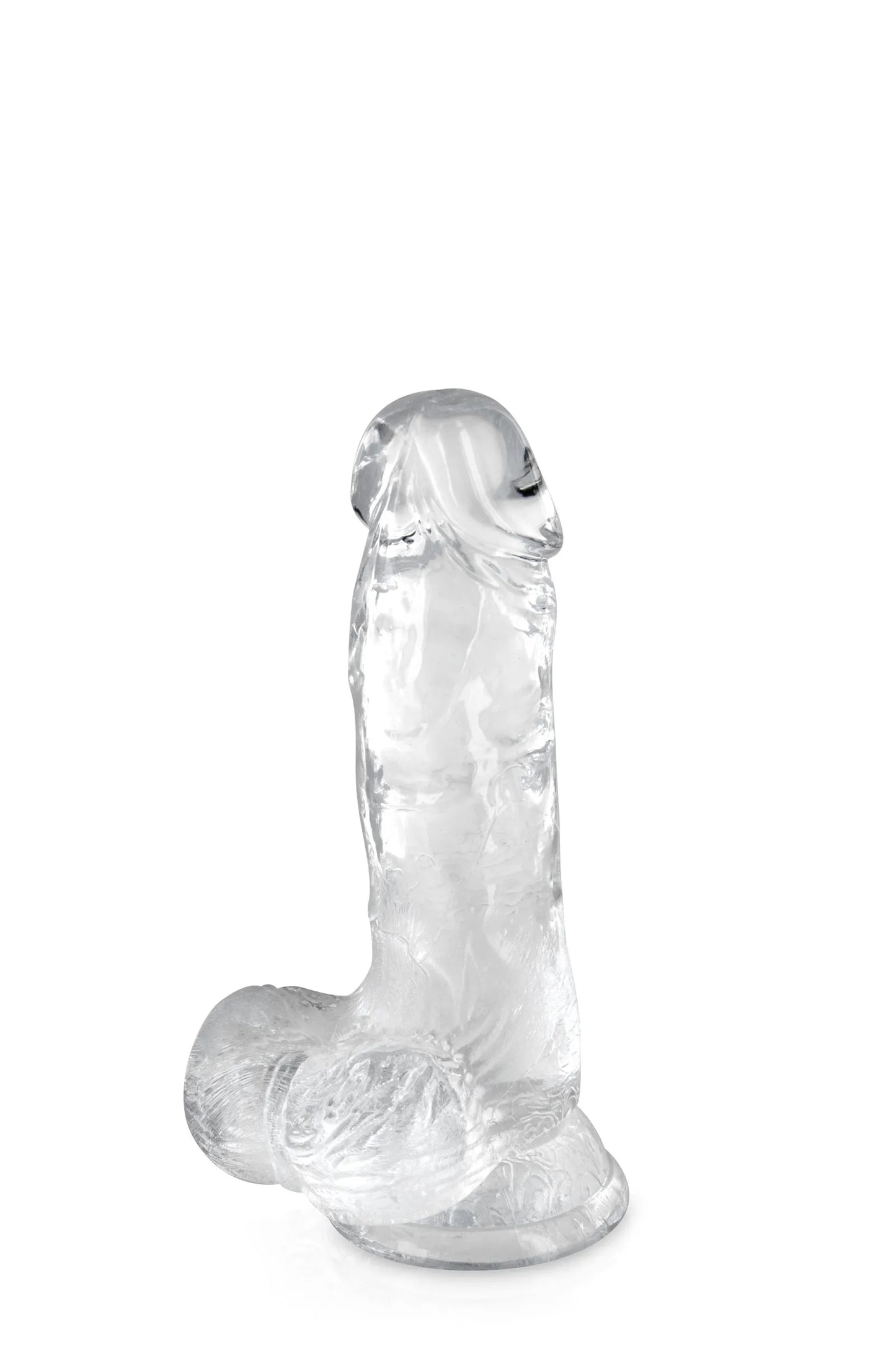 Gode ventouse réaliste en jelly 15,3cm