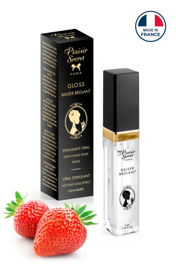 Gloss stimulant Baiser Brûlant 7ml (Fraise ou neutre)