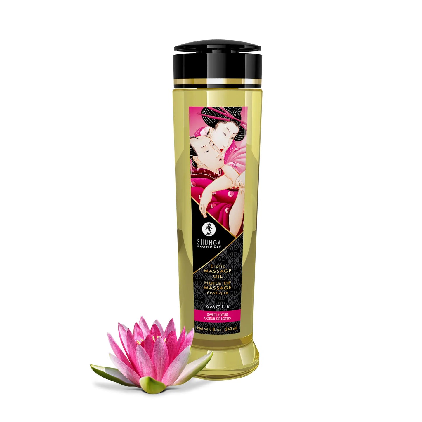 Huile de massage Shunga 240ml (15 parfums au choix)