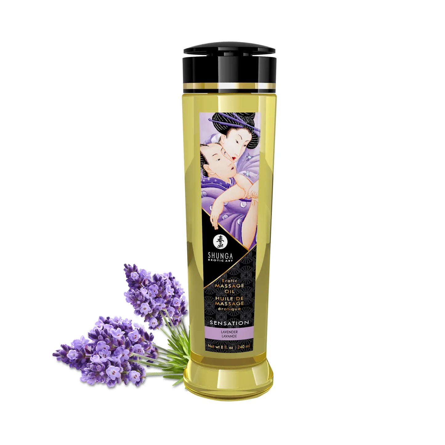 Huile de massage Shunga 240ml (15 parfums au choix)