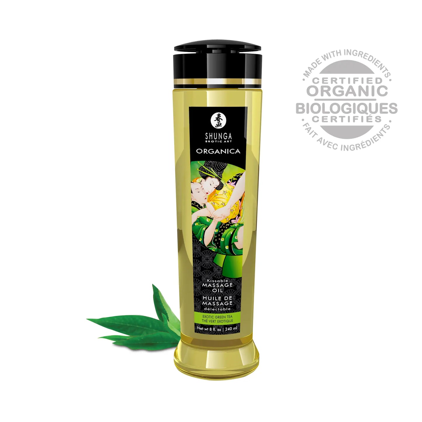 Huile de massage Shunga 240ml (15 parfums au choix)