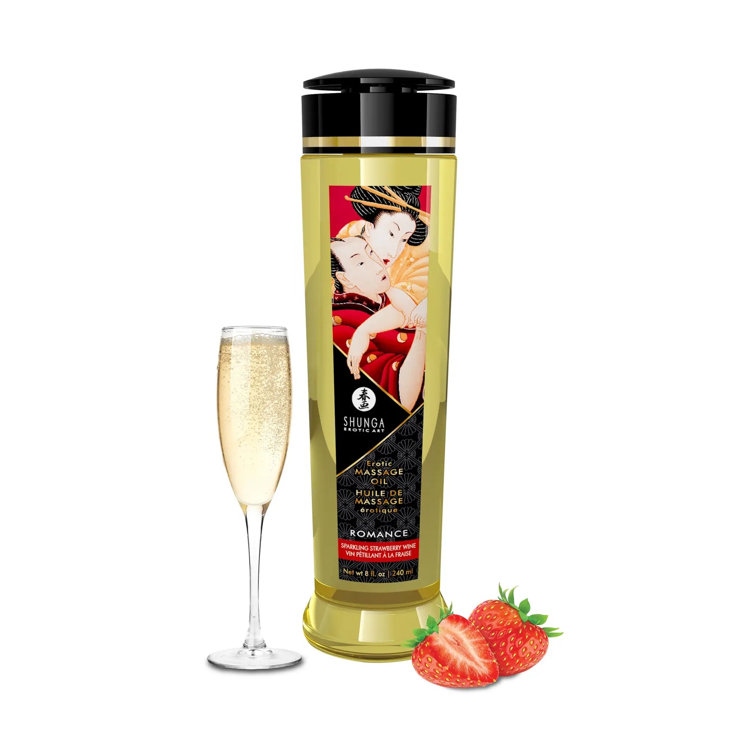 Huile de massage Shunga 240ml (15 parfums au choix)